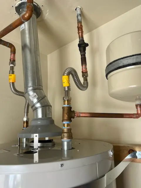 Water heater installation and plumbing repair in Linwood