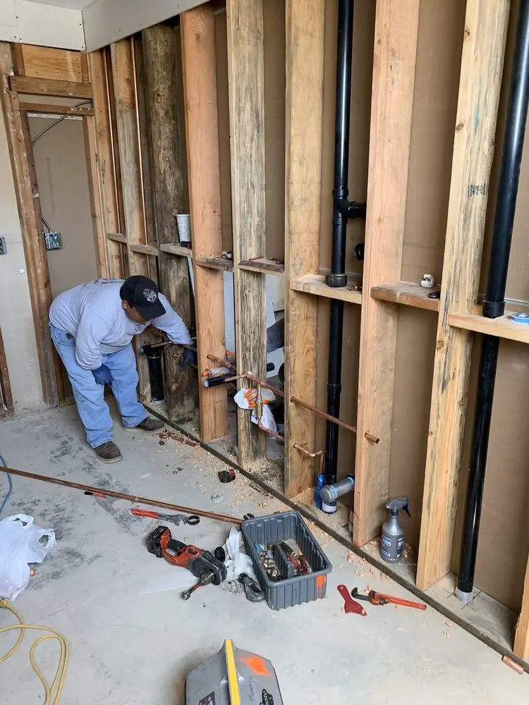 Commercial rough-in plumbing for Commercial Plumbing in Linwood